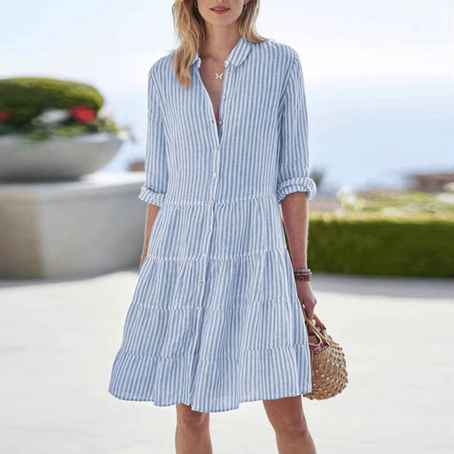 ✨✨Last Day 49% OFF🎁 Striped Summer Dress